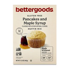 bettergoods Gluten Free Pancakes and Maple Syrup Muffin Mix 15.6 oz, 1개