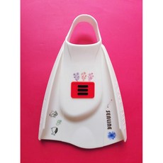 숏핀스티커 롱핀스티커 오리발스티커 스노클 패들 스티커 이미지 커스텀 오리발 꾸미기, 바다친구, 혼합색상, 1개, 1개입