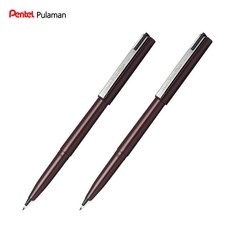 펜텔 프라만 펜 Pulaman (잉크블랙) 수성펜 JM20-AD, 2개