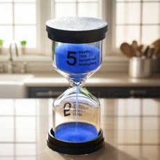 탁상시계 심플 시간별 모래시계 데스크 장식 타이머 3분, 핑크