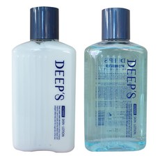 남성 화장품 DEEP'S 딥스 스킨-380ml 로션-370ml 남자 화장품 업소용, 스킨+로션set, 1개