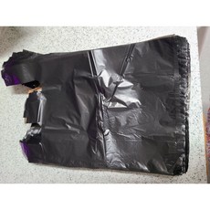 리벤스 손잡이 비닐봉투 검정, 5L, 150개