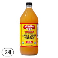 브래그 유기농 사과 식초 946ml 1개, 2개