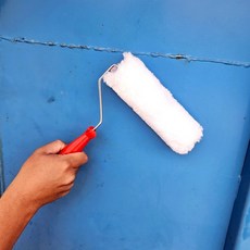 도장용품 페인트 유성로라 흰색롤러 9인치 너비 22cm, 1개