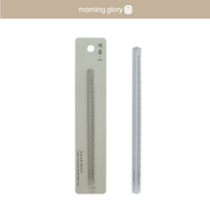 모닝글로리 비움 투명 삼각자 15cm 학생용 수학 학용품 직자, 1개