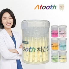 아투스 치과용 치간 칫솔 / 치과의사가 개발한 맞춤형 사이즈, 0.6mm, 30개입, 1개
