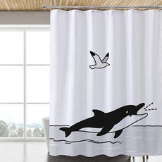 LLSCL 레몬 옐로우 패브릭 샤워 커튼 라이너 자석 포함 방수 호텔 품질 182.9 x 182.9cm72 7 155427