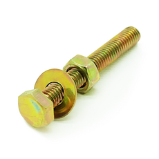 육각볼트세트 철 M6 볼트 너트 평와샤 세트 구성, 1개, 60mm