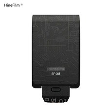 후지필름용 Hinefilm 스킨 EF-X8 플래시 램프 라이트 데칼 랩 커버 스티커 워프 필름, 13 Fantasy Black