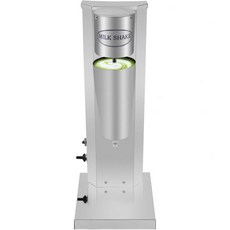 800ML컵 싱글 헤드 밀크셰이크 메이커 16000RPM 스테인리스 스틸 밀크셰이크 블렌더 180W 110V 상업용 음료 믹서 전기 밀크셰이크 머신 레스토랑 카페 바 슬리버헤드, 1 Head 2 Cup