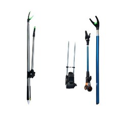 野狼營 硬殼可坐 橢圓形多功能釣魚桶 釣具箱 釣蝦箱 釣魚工具箱 路亞箱 釣魚箱 路亞工具箱, 钓竿支架（颜色随机）