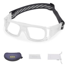 수그리 스포츠 안경 조절 가능한 스트랩으로 김서림 방지 충격 흡수 보호 안경