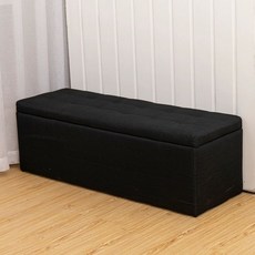 대형 수납벤치 3~4인용 서랍형 1600 교환, 길이 50cm 40cm 40cm, 마포-블랙