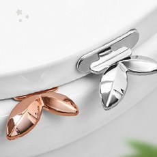 개폐 화장실 위생 변좌 커버 손잡이 뚜껑 장식 보조 변기 모양 손잡이 리프, 상세페이지 참조