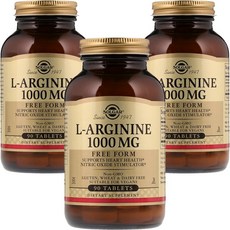 솔가 L-아르기닌 1000mg 타블렛, 90정, 3개