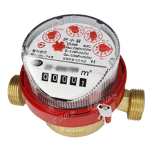 수도계량기 수도미터기 건식 냉수 온수 15A 대한계기정밀 교체용 신설용, 건식 온수계량기