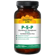 Country Life P-5-P輔酶B6錠 50mg, 100 件, 1個