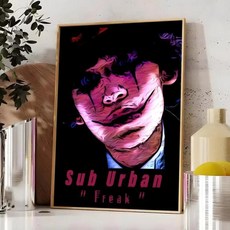 그림 서예 홈 침실 인테리어 벽장식 캔버스 포스터 아트 벽화, 1. Black4