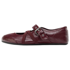 [100%정품 해외직배송] 자라 여성 캐주얼화 버건디 여성