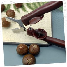 견과류 껍질 제거 전용 가위 밤 손질 칼집 홈베이킹 조리 도구 주방 용품 세척, 1개, 밤칼집가위2in1