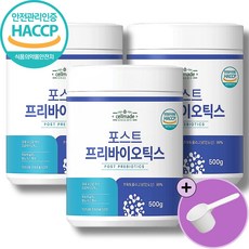 [건강이네] 프리바이오틱스 분말 대용량 유산균 먹이 신바이오틱스 락토바실러스 프락토올리고당 스푼증정, 3개, 500g