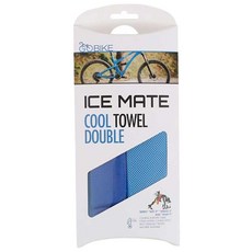 GO BIKE COOL TOWEL DOUBLE 涼感冰毛巾 雙層 快乾 吸收強 50cm x 15cm, 藍色, 1個