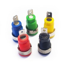 바나나 플러그 4mm 암 잭 소켓 와이어 커넥터 32A, 바나나 플러그 4mm 암 32A 초록