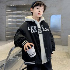투나이언 남아 여아용 초겨울 야구점퍼 패딩 주니어 초등학생 아우터 솜잠바 재킷