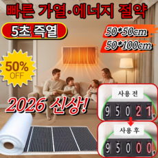 2026 신상! 【5초 즉열】독일 블랙테크 그래핀 벽난방 온풍기 초저소음 벽걸이 대류식 전기난로 라디에이터
