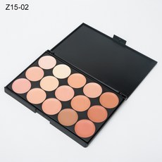 페이스 컨실러 위장 컨투어 팔레트 전문 파운데이션 팔레트 15 색, [12]Z15-02, 1개