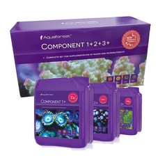 아쿠아포레스트 컴포넌트 산호 첨가제 1 + 2 + 3 + 세트, 1개