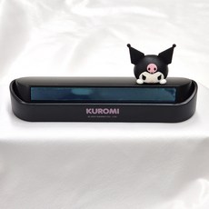 산리오 차량 주차번호판 캐릭터 전화번호 자동차 인테리어 새차선물, 쿠로미 블랙, 1개