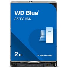 Western Digital 10TB WD 블루 내장 하드 드라이브 HDD - 7200RPM SATA 6Gb/s 512MB 캐시 3.5인치 WD100EAGZ 166790, 2TB, 2.5"
