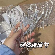 透明玻璃勺, 1個, 透明玻璃勺 2個, 透明