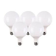 라인조명 LED 에코 롱볼구 15W 롱타입, 주광색, 5개