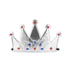 성인 생일 파티 모자 여왕 킹 장식, 1개, 12. Sliver-New