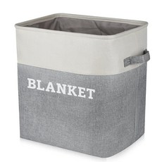 Lukeline 거실용 담요 보관 바구니 세탁 옷장 정리함 아기방 보관 대형 정리함 및 홈 데코 선반용 장식 바구니, Lukeline 거실용 담요 보관 바구니, 세탁 바구니, 1