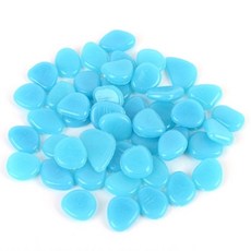 (50P) 형광 컬러 어항돌 작은자갈 수족관자갈 플라스 sen*63196oD