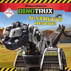 [원서] D-스트럭트 구출! (다이노트럭스) paperback Book D-Structs Rescue! (Dinotrux), 페이퍼백
