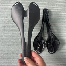 台灣出貨 全碳纖維長鼻超輕山地公路車座墊高強度中空騎行舒適, 3K碳紋理啞光, 1個