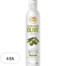 해표 압착올리브유, 250ml, 4개
