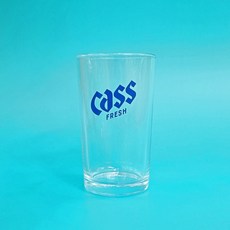 신형 카스 맥주잔 225ml 업소용 cass 프레쉬 2025, 1개