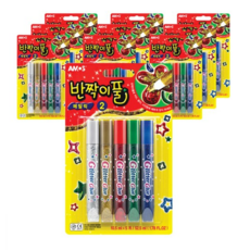 아모스 반짝이풀 메탈릭 2 5색, 혼합, 2세트