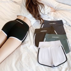 跑步運動外穿夏季薄款防走光修身打底褲瑜伽提臀冰絲安全短褲