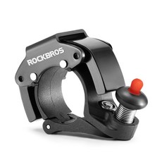 락브로스 자전거 MTB 초경량 자전거벨 24g, 블랙, 1개