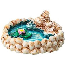 미니어처 정원 피규어 장식 공예 미니 등대 물 우물 다리 빈티지 요정 정원 마이크로 조경 마당 장식품, 04 I