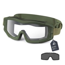 고글 스포츠보안경 자외선차단 Vozapow 전문 슈팅 안티 안개 ANSI Z87.1 안전 Airsoft 전술 안경 오토바이 등산 선글라스, 1개, 6)D3-double Layer 2Len