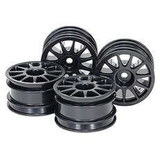 TAMIYA 타미야 RC 스페어 파츠 SP.1665 M샤시 11스포크 휠 블랙 4개입 51665