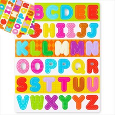 육땨 재미재미 말랑 쏙쏙 자석 알파벳 자석장난감 자석놀이세트 알파벳자석놀이
