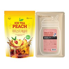 복음자리 파우더 (아이스티 복숭아 +밀크티), 1개, 1개입, 1500g